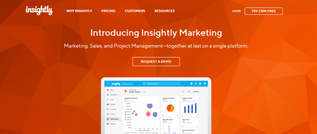 Insightly integrates CRM